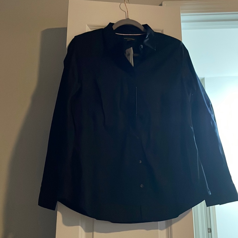 NWT Black Banana Republic Non-Iron Tailor Fit Button-Up Shirt